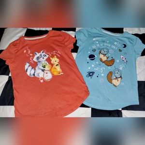 2) Wonder Nation Girl's Tops Size 7/8 EUC